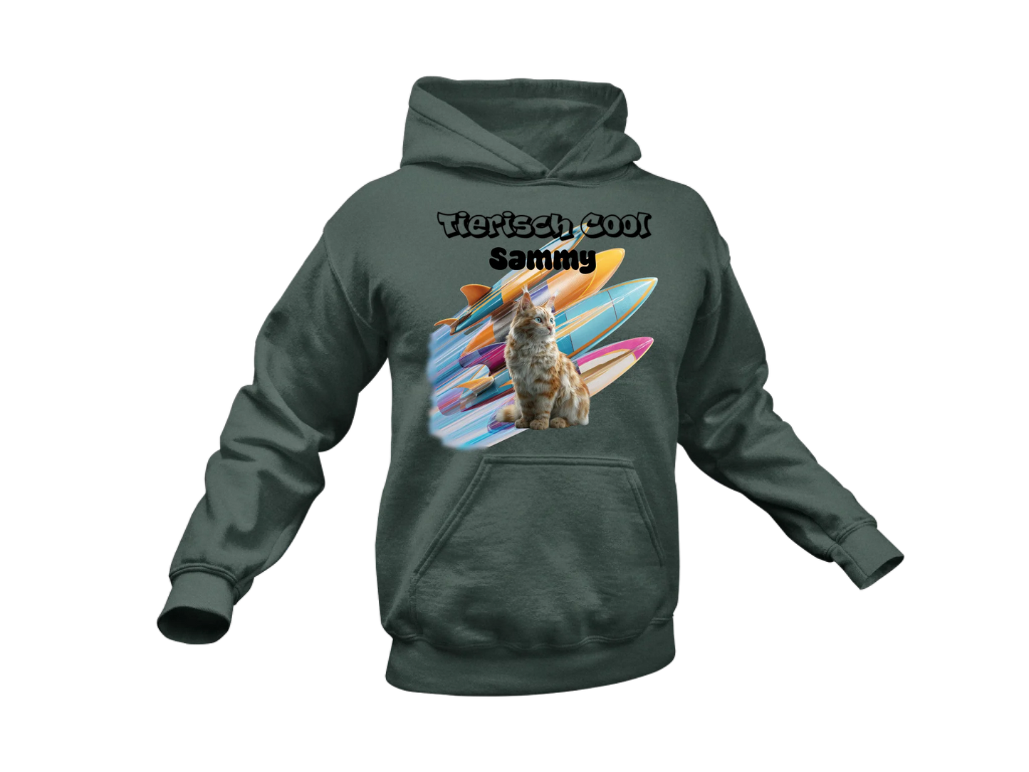 Hoodie Waldgrün #273B33