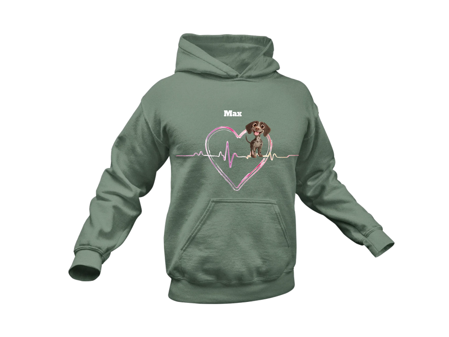 Hoodie Milliär Grün 5E7461