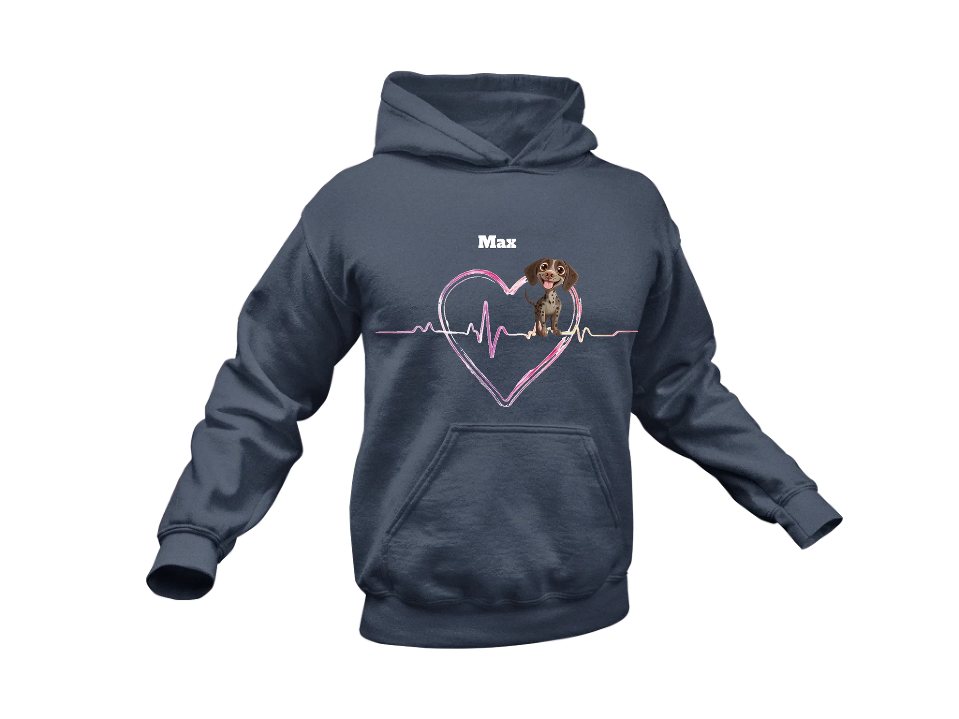 Hoodie Navy Blau
