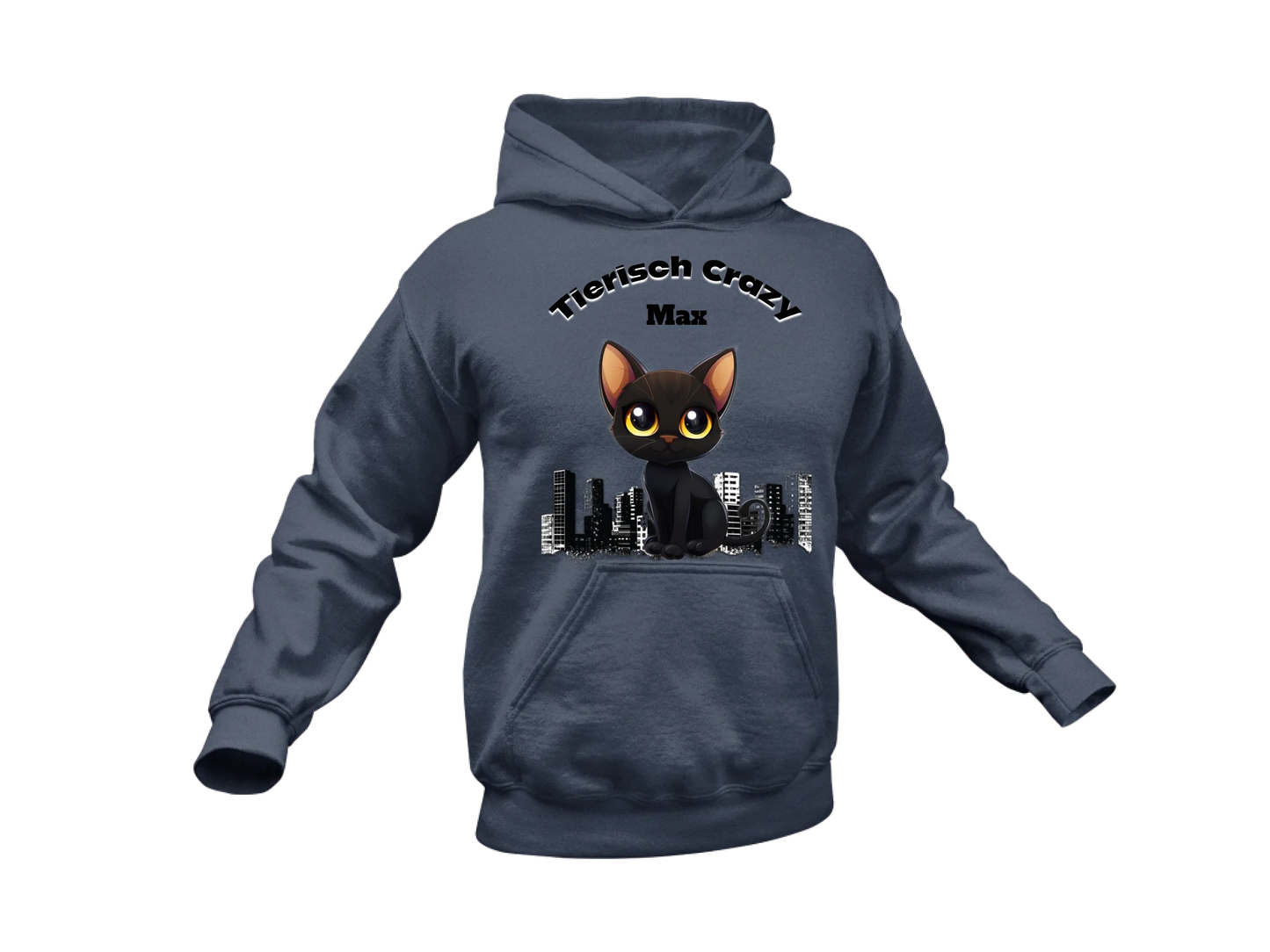 Hoodie Navy Blau
