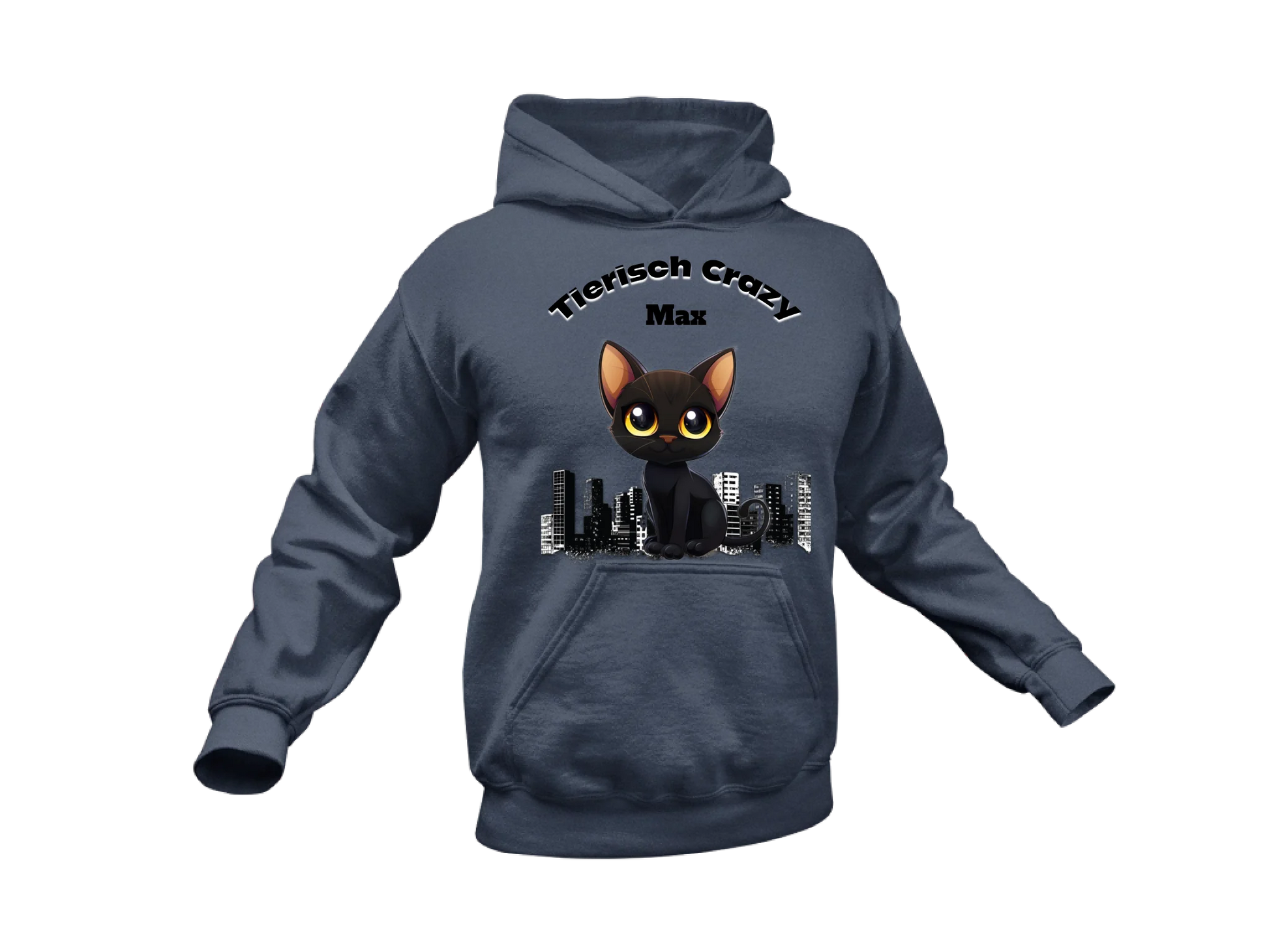 Hoodie Navy Blau