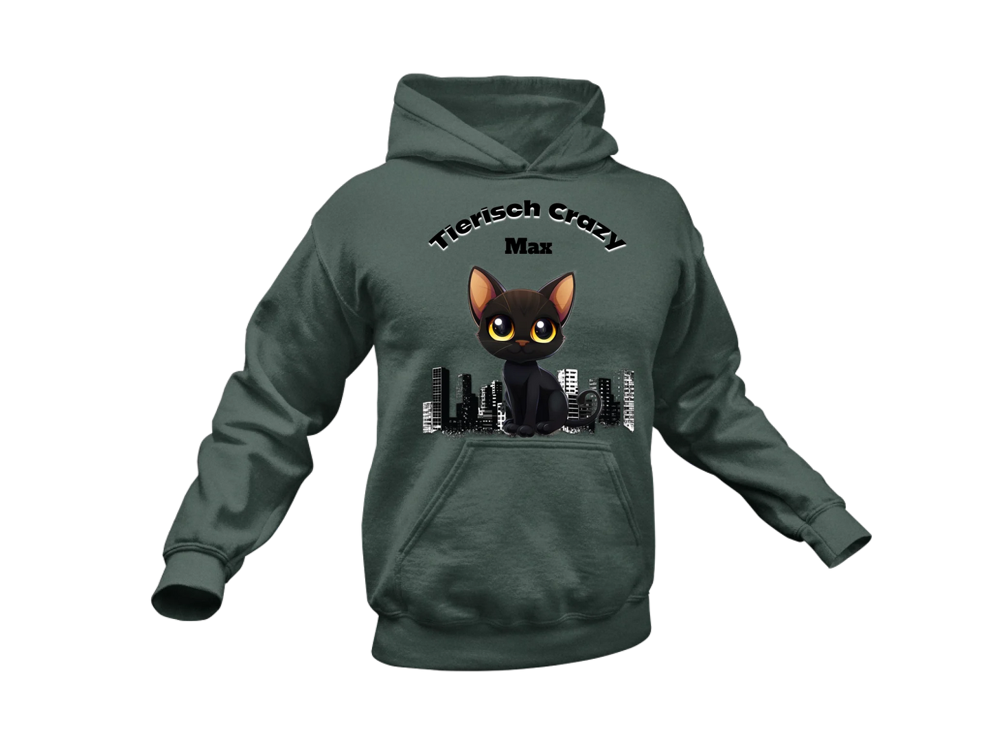 Hoodie Waldgrün #273B33