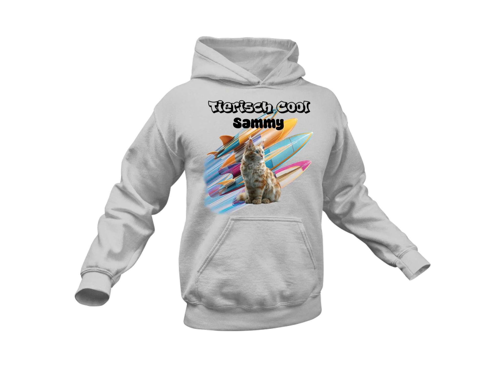 Hoodie Ash #C8C9C7