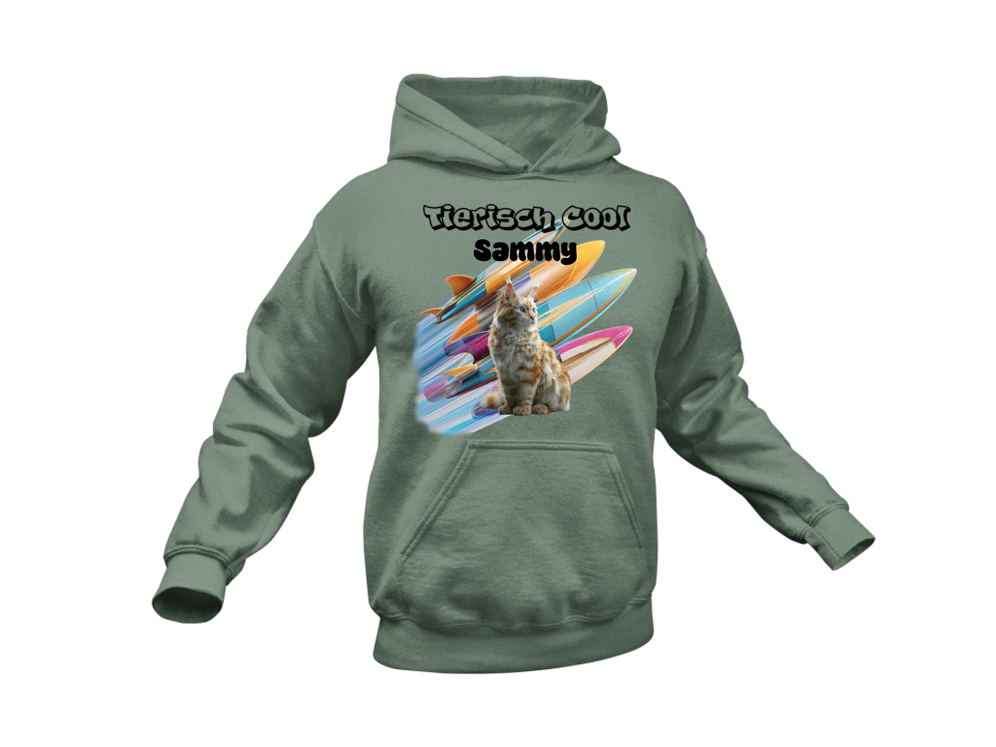 Hoodie Milliär Grün 5E7461