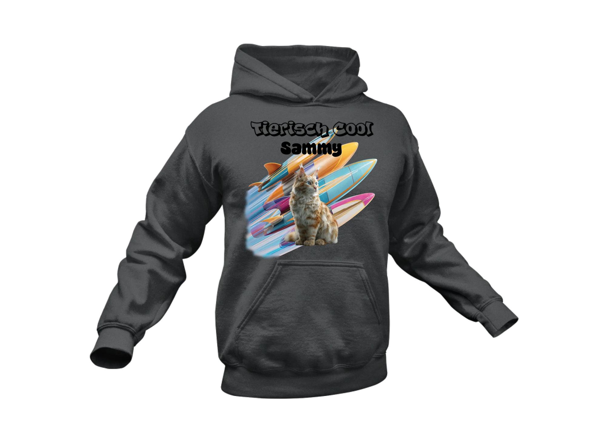 Hoodie Schwarz 25282A