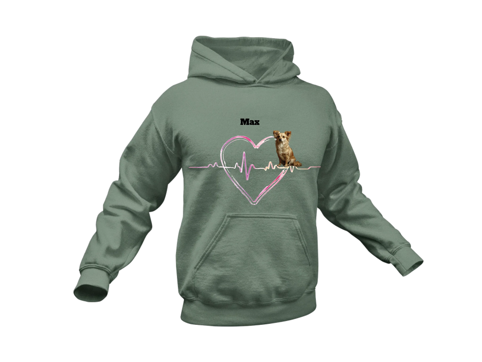 Hoodie Milliär Grün 5E7461