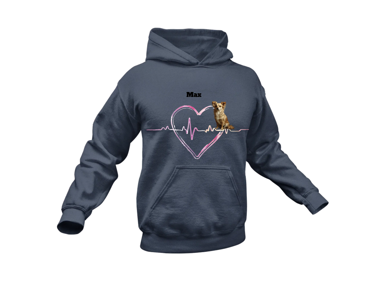 Hoodie Navy Blau