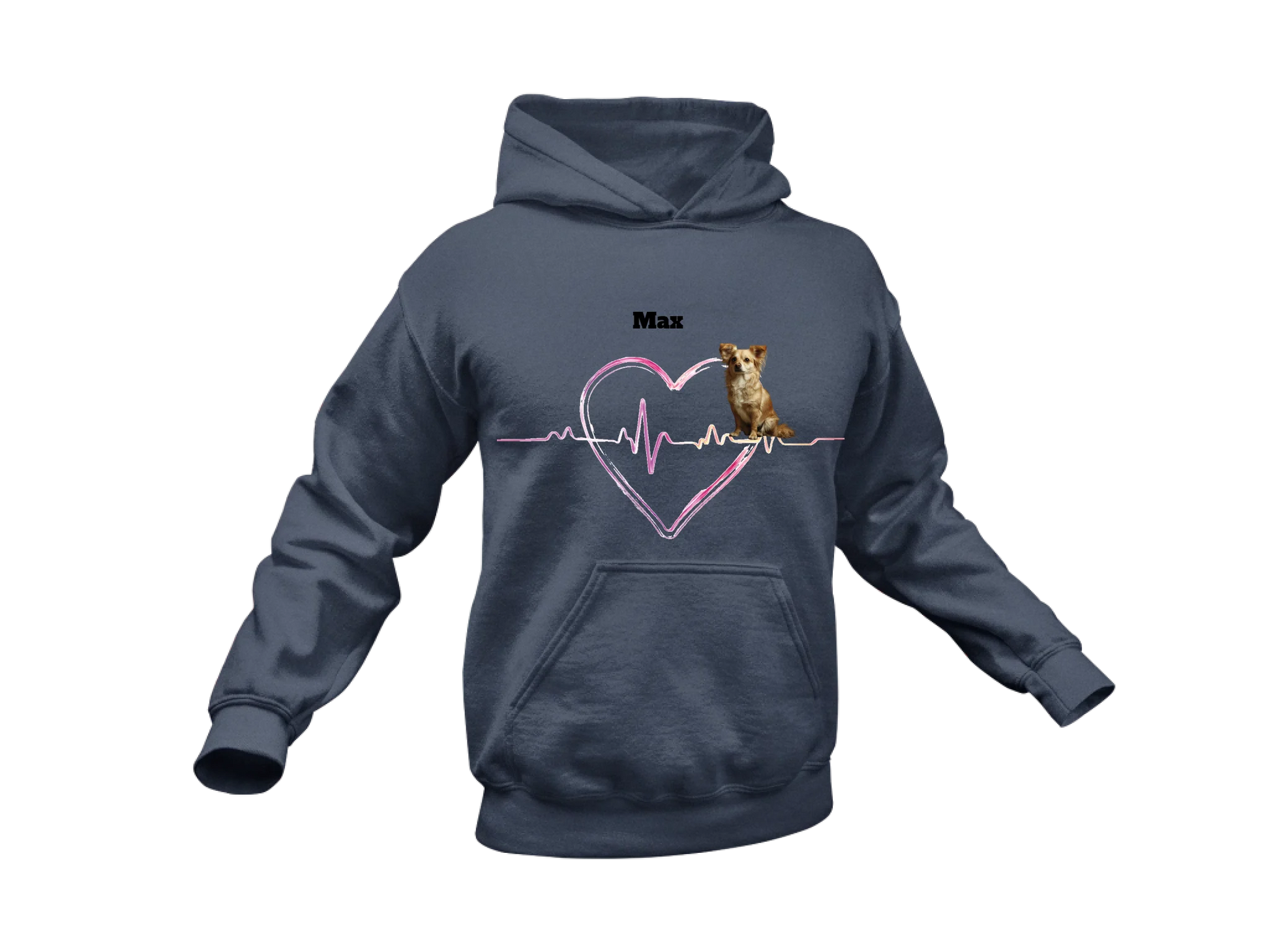 Hoodie Navy Blau