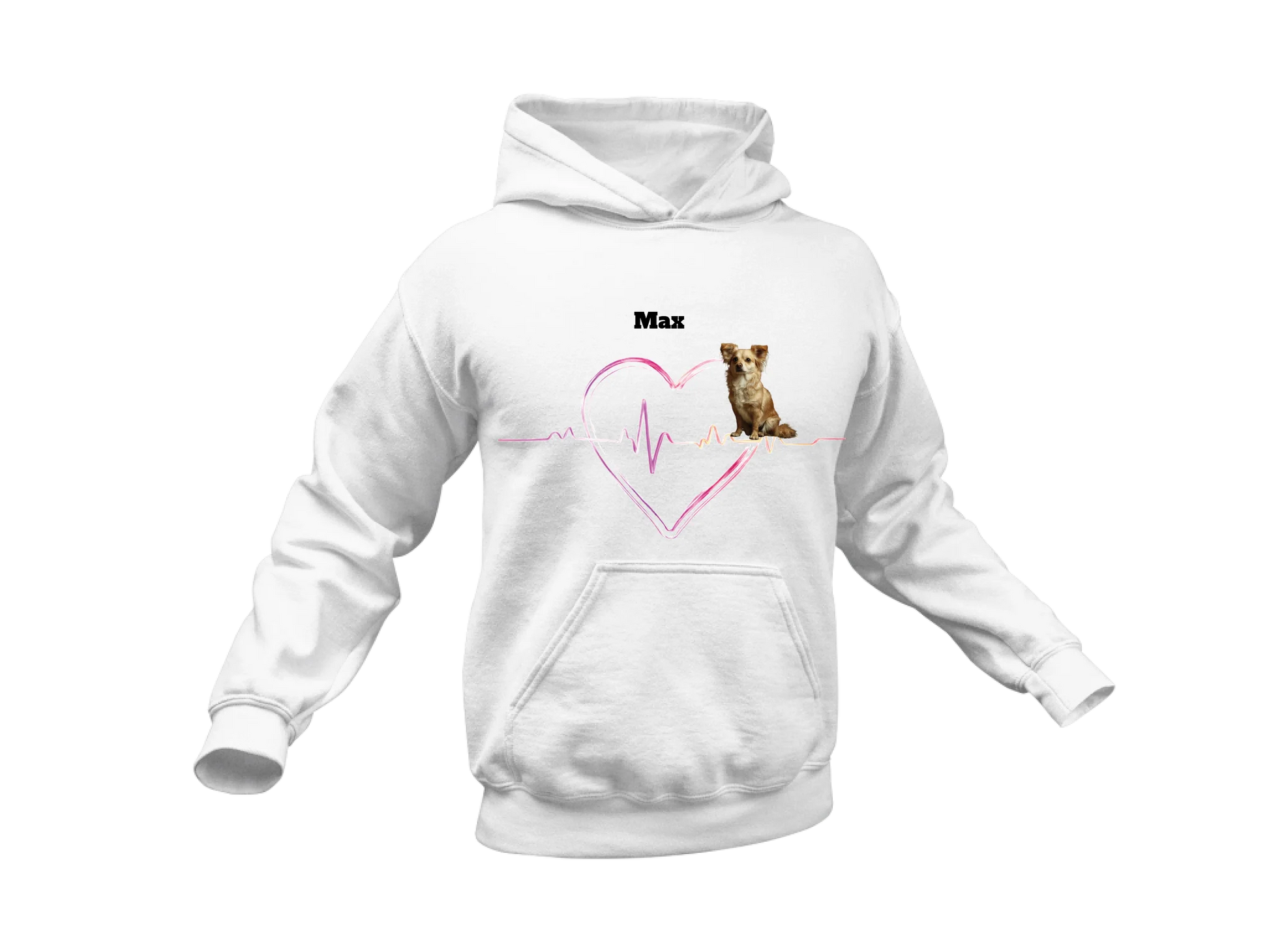 Hoodie Weiß FFFFFF
