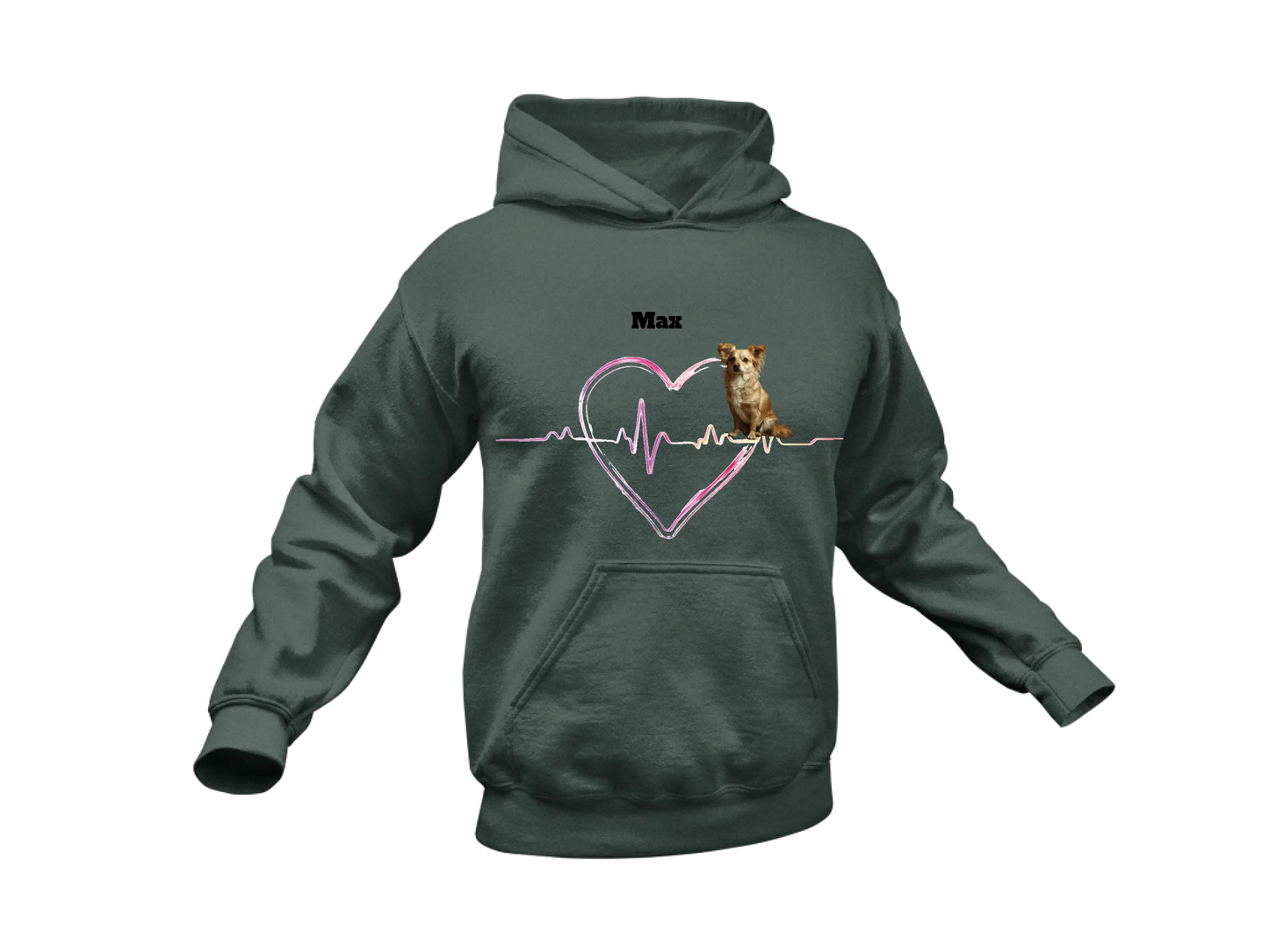 Hoodie Waldgrün #273B33